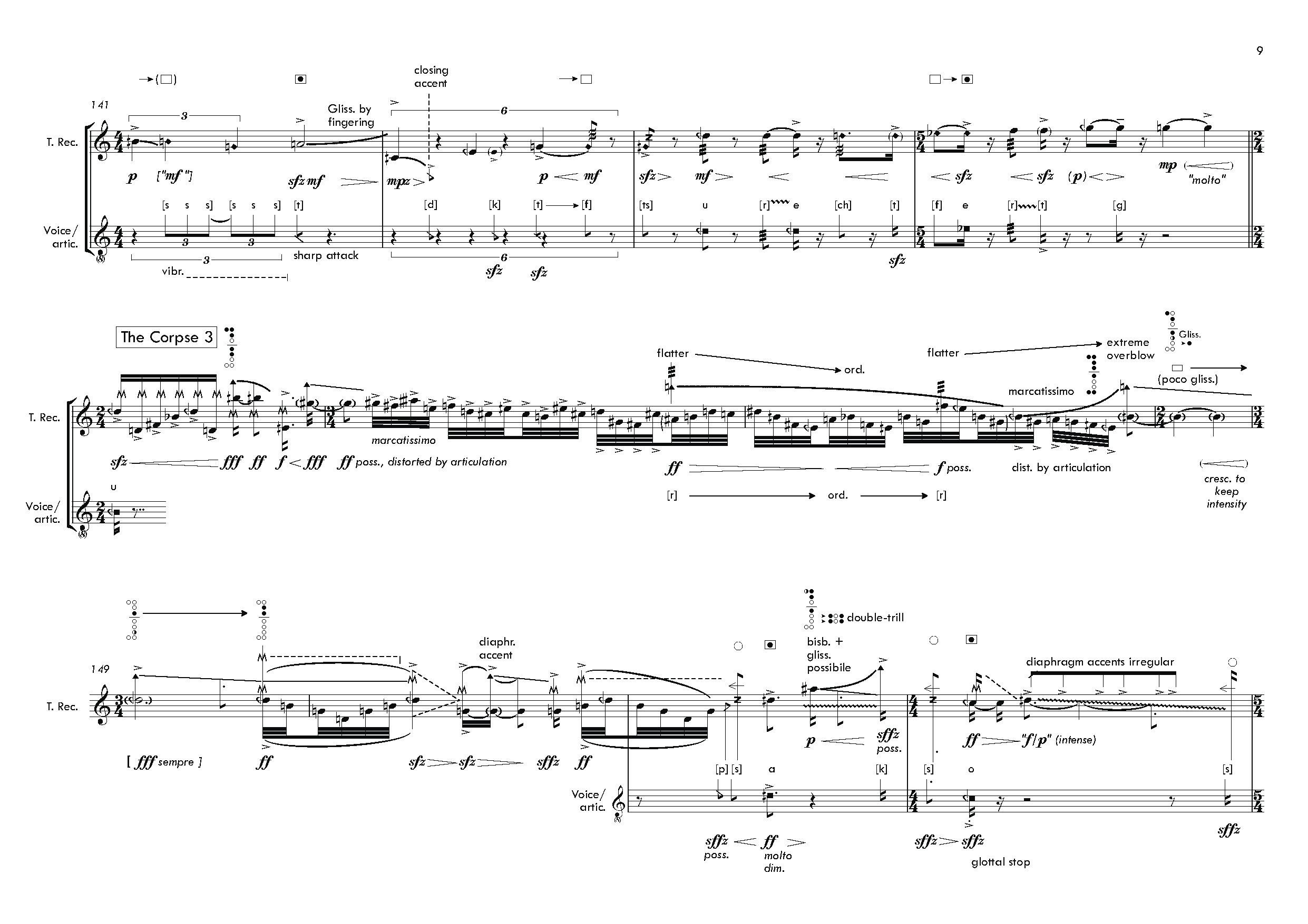 Clemens Gadenstätter - Studies for Portraits (2019) for recorder(s) solo (Korrektur 02.03.2020 - 2)_Seite_09
